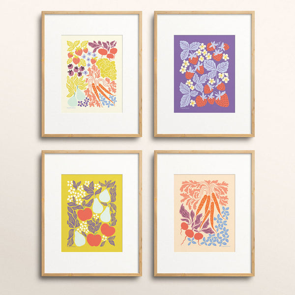 Farmers Market Art Print Collection by Nuthatch Studio
