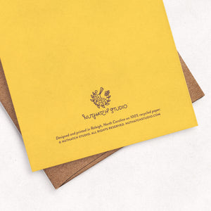 Chickadees & Hickory Card